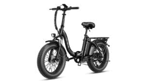 Heybike Ranger 2.0 Electric Bike for Adults - Fat Tire All-Terrain Folding Step-Thru Moped Style eBike with Front Suspension